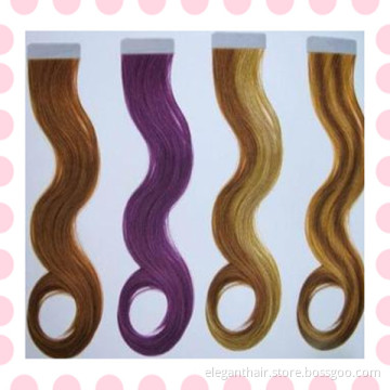 High Quality Factory Price 100 Human Hair, Ombre Remy Tape Hair Extensions